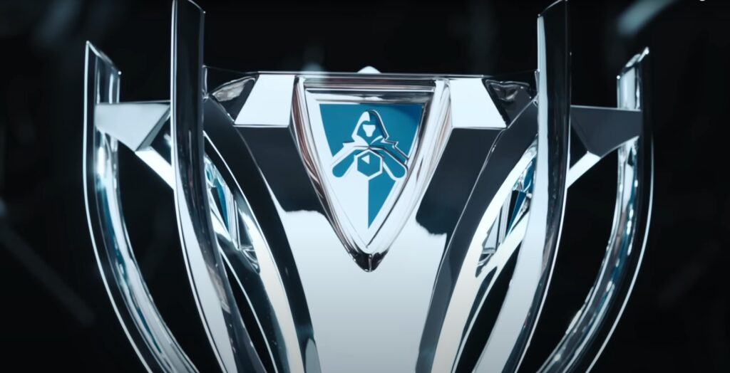 League of Legends Worlds 2023 trophy