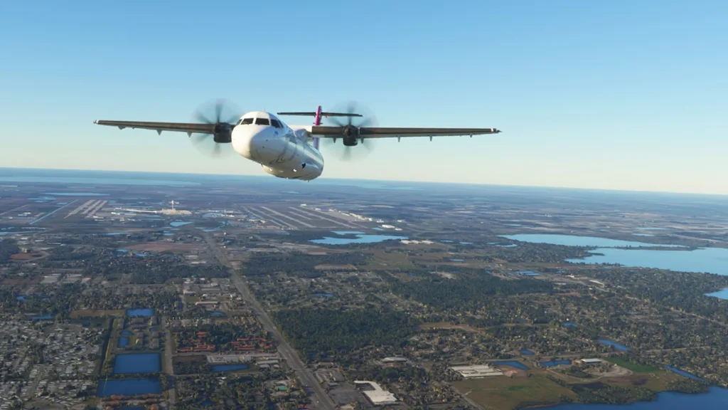 Microsoft Flight Simulator review Asobo ATR flying