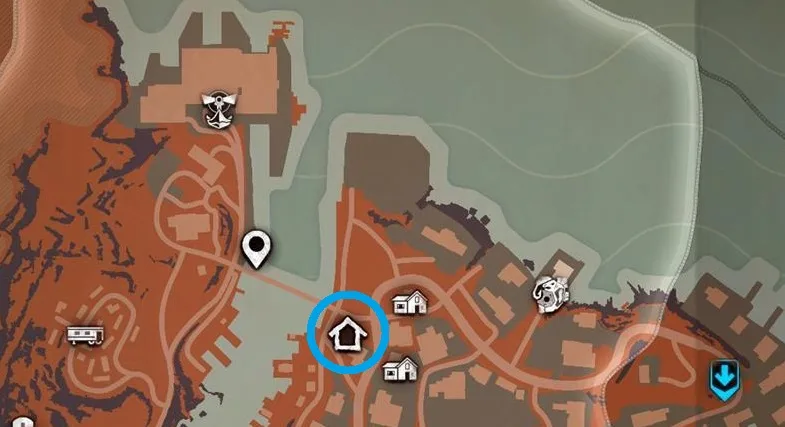 Redfall Basswood safehouse location on the map