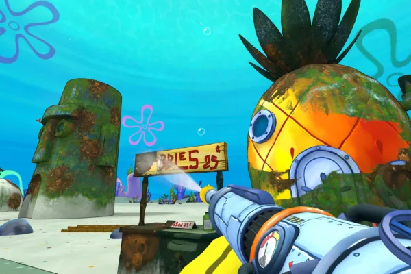 Spongebob Powerwash Simulator releasing in summer cleaning Bikini Bottom