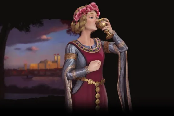 Civilization 6 most played leaders Eleanor drinking