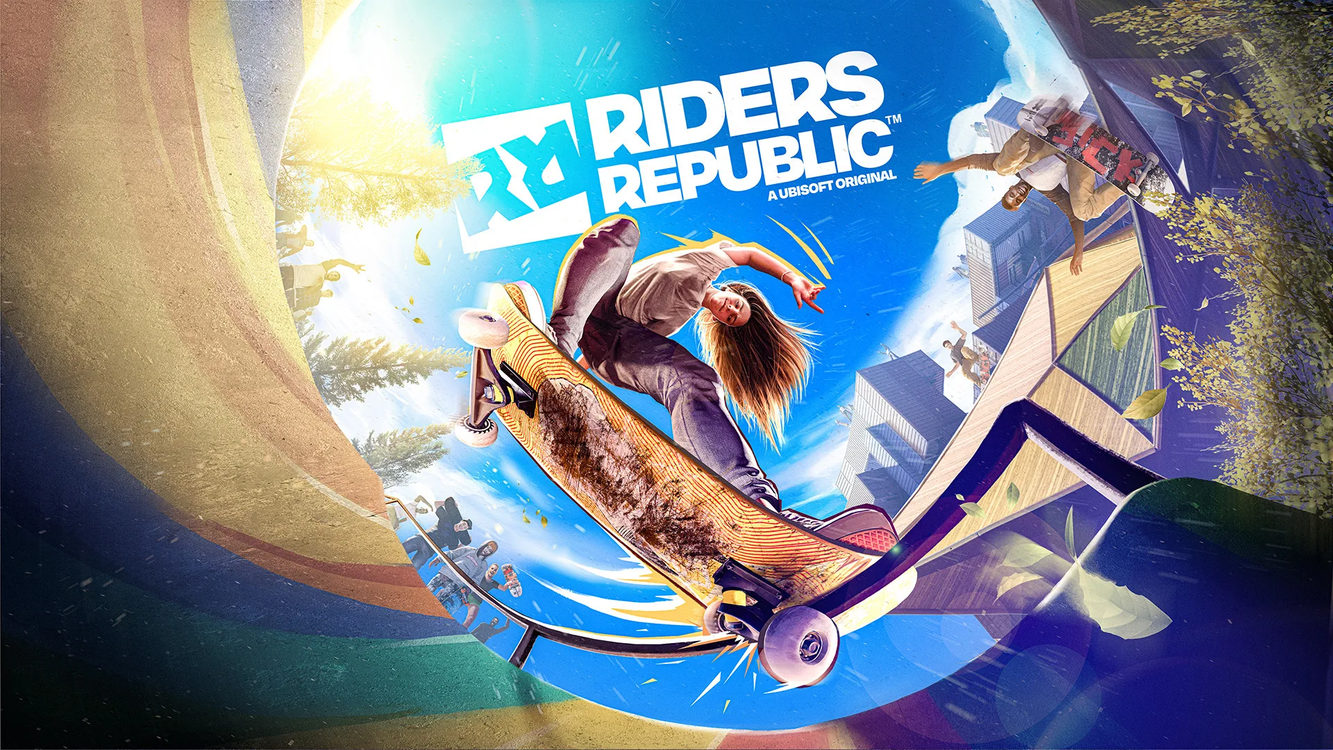 Riders Republic - Skateboarding comes September key art