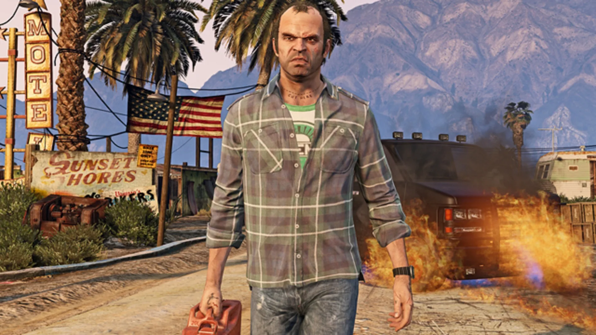 GTA 5 new auto sprint option Trevor campaign character