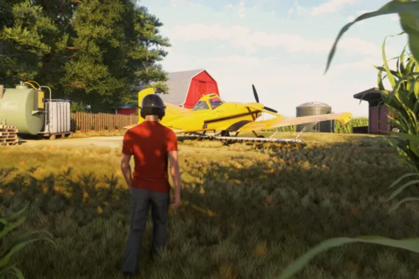 Screenshot from the reveal of Microsoft Flight Simulator 2024