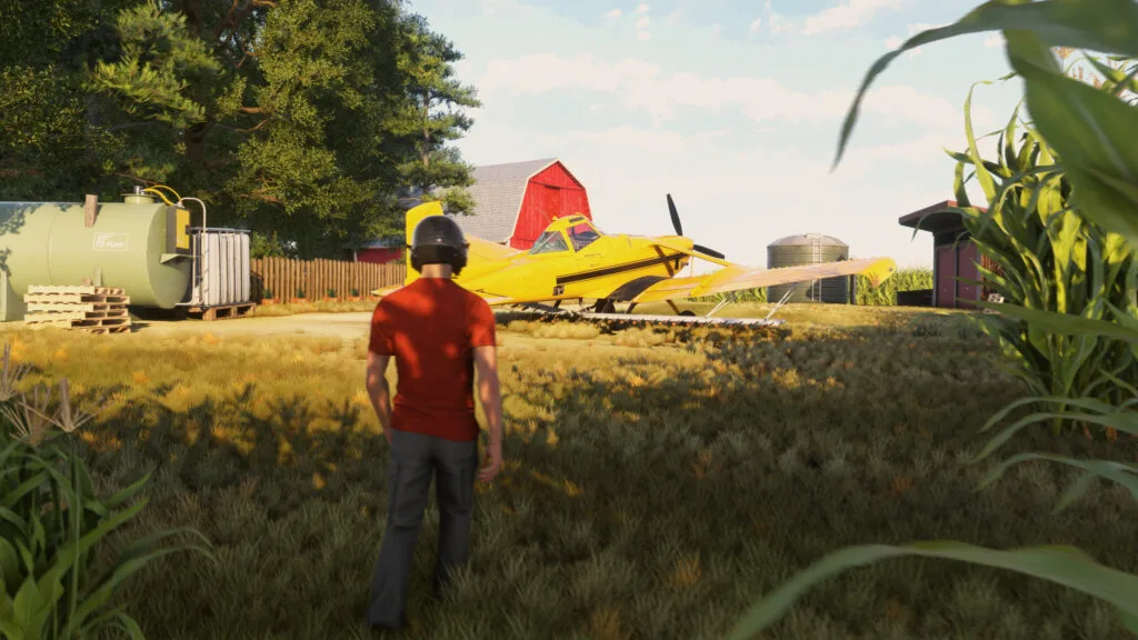 Screenshot from the reveal of Microsoft Flight Simulator 2024