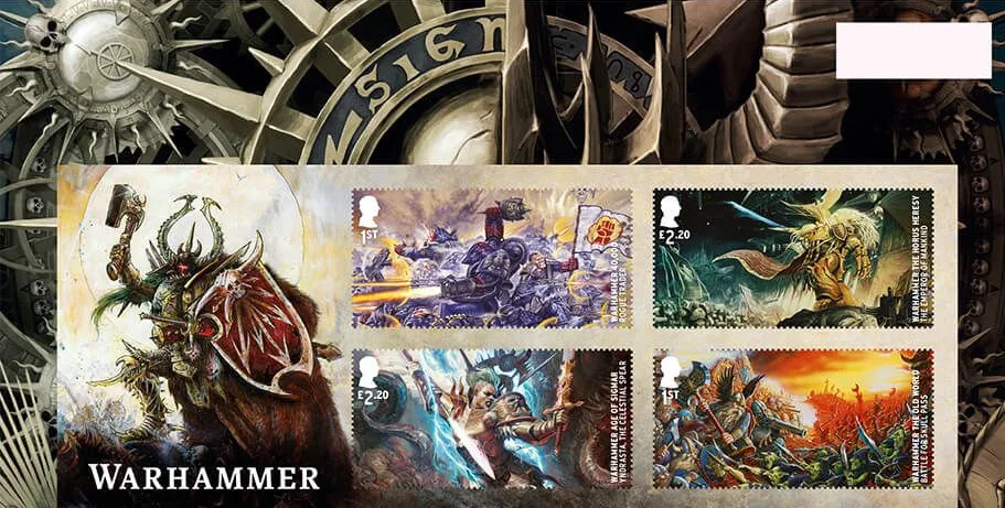 Royal Mail Warhammer Stamps collection