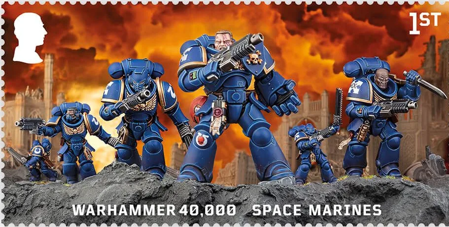 Royal Mail Warhammer stamps Warhammer 40k