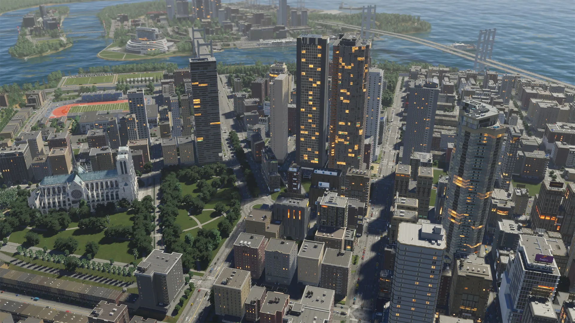 Cities Skylines 2 PC system requirements built up city