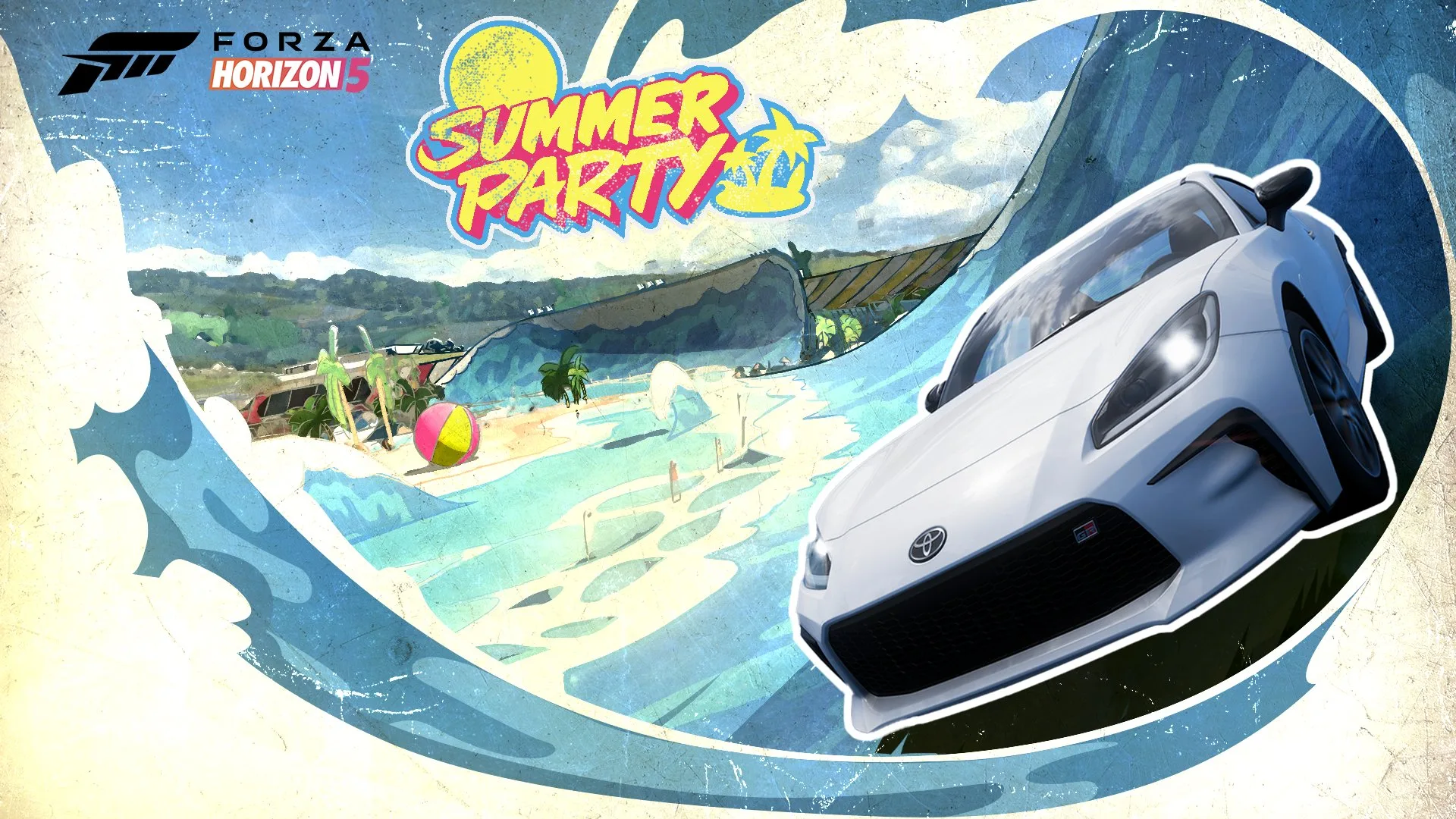 Key art for Forza Horizon 5 - Summer Party update