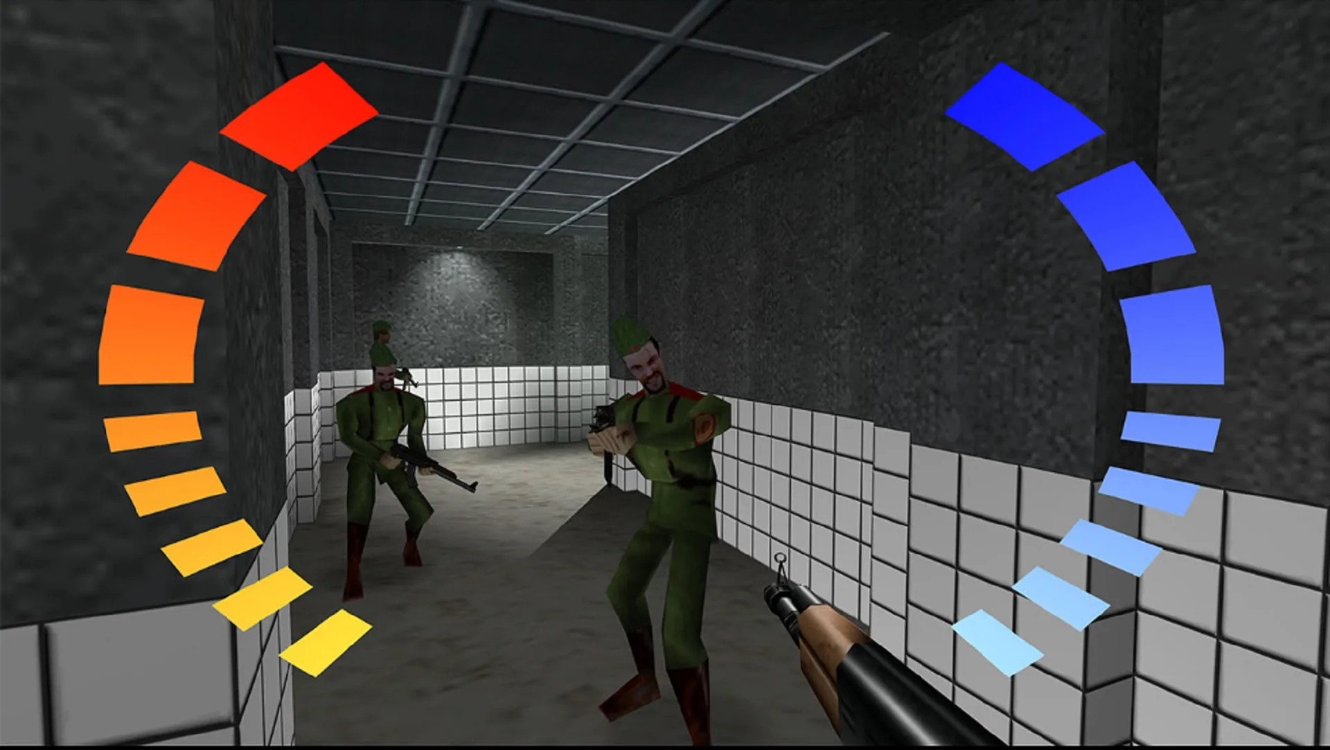 Golden Eye 007 combat gameplay