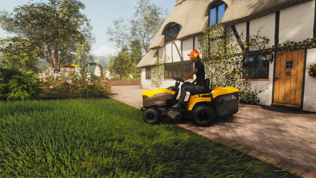 Official screenshot of Lawn Mowing Simulator.