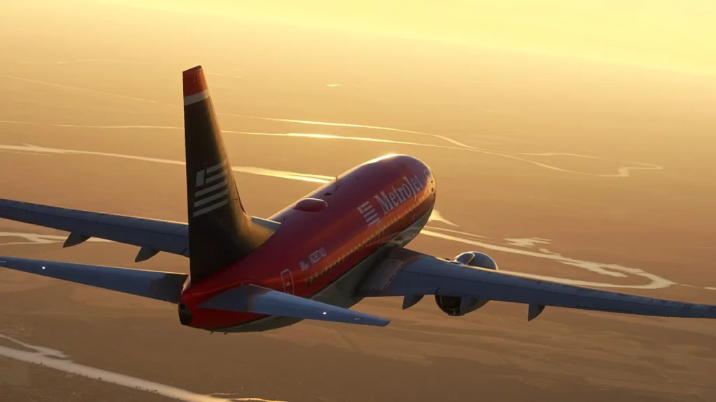 Screenshot from Microsoft Flight Simulator on PC