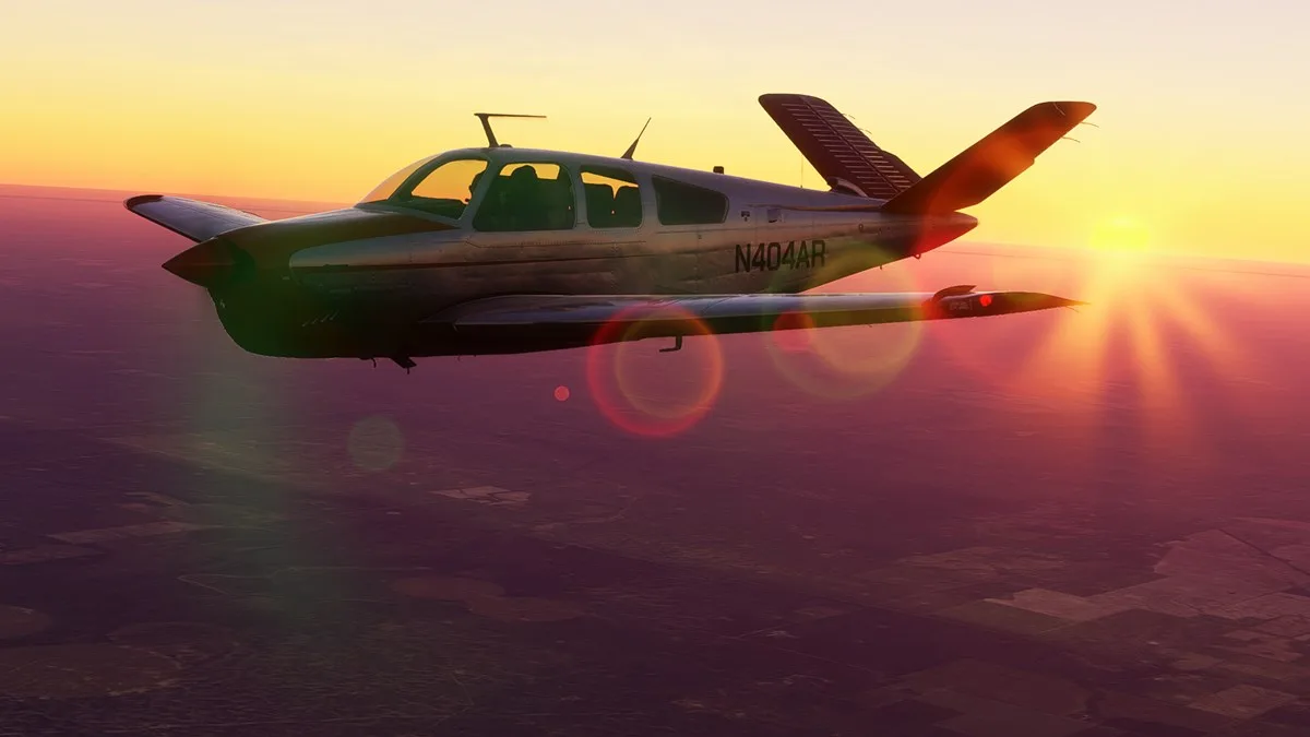 Screenshot from Microsoft Flight Simulator on PC