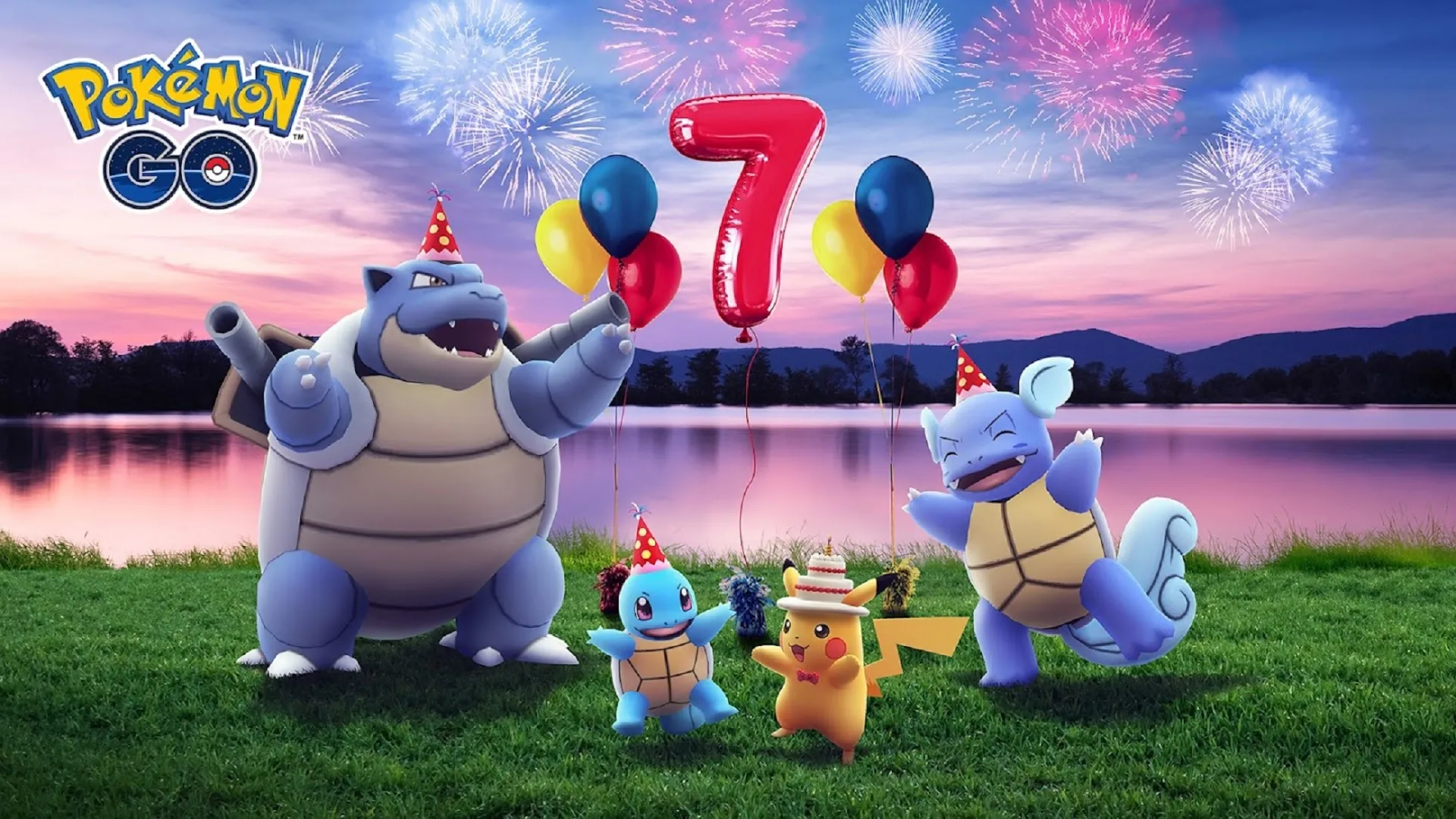 Pokemon GO 7th Anniversary Party Timed Research tasks and rewards party balloon