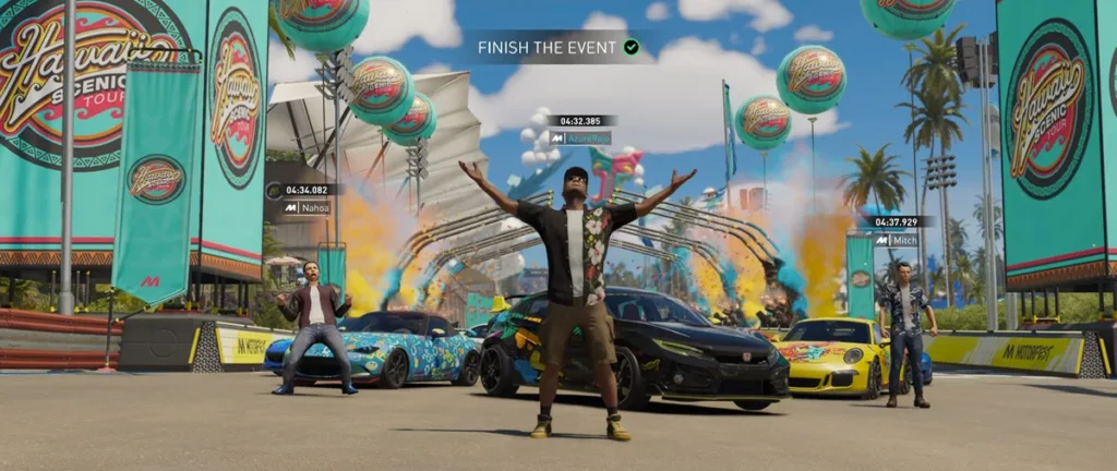 The Crew Motorfest - PC closed Beta Gameplay character event completed victory screen