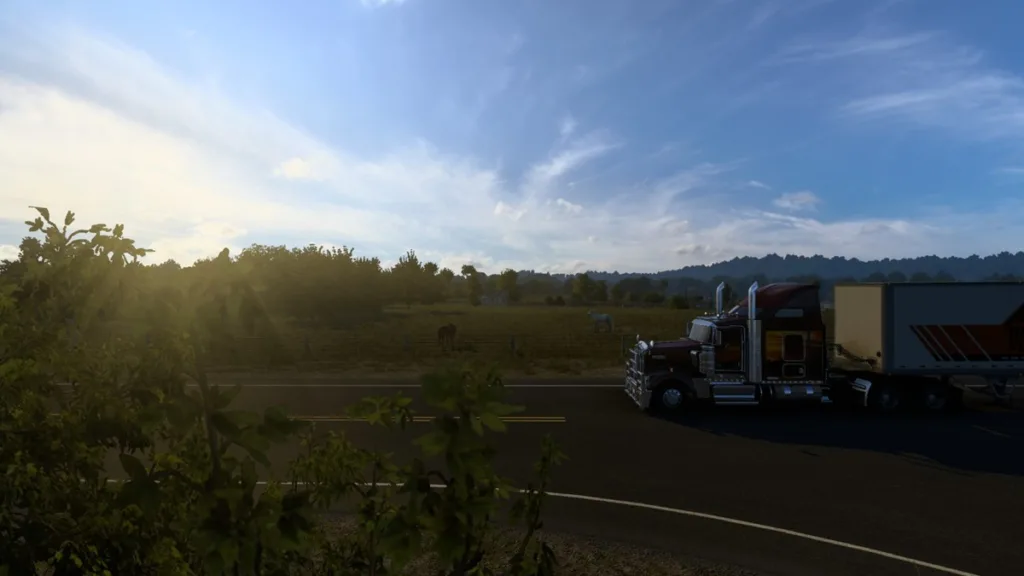 ATS - Oklahoma screenshot sunrise