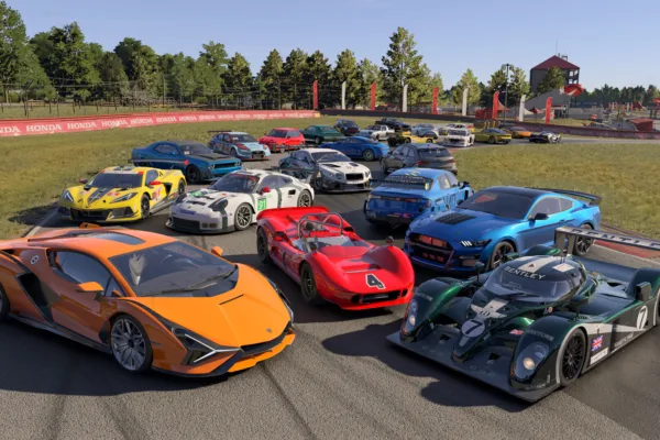 Various cars in Forza Motorsport line up