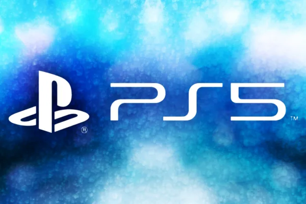 PS5 Logo blue and white