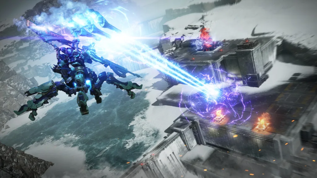 armored core 6 release date times combat in snow and ice