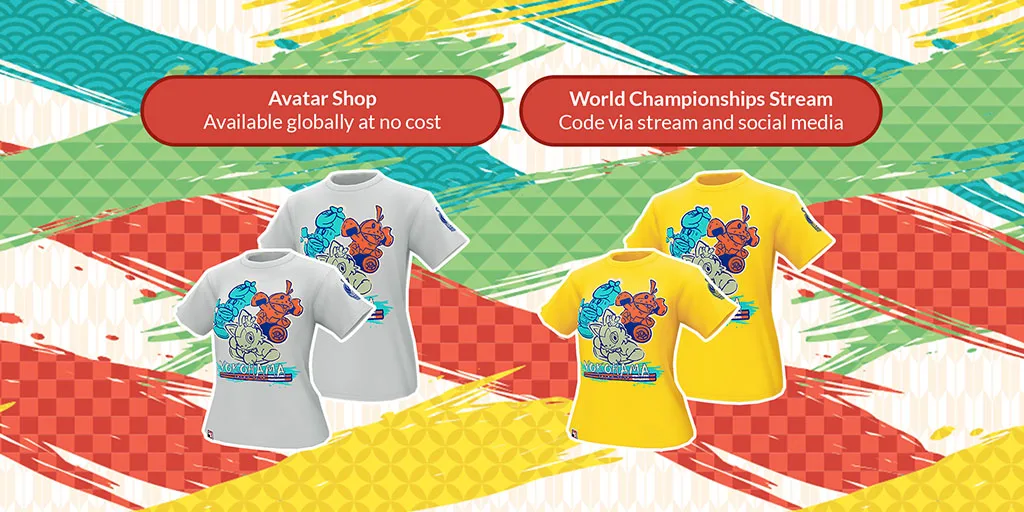 pokemon go world championship 2023 grey and yellow T-Shirts