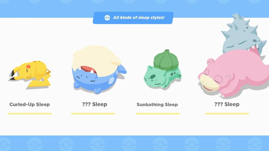 pokemon sleep maintenance time and update sleep types