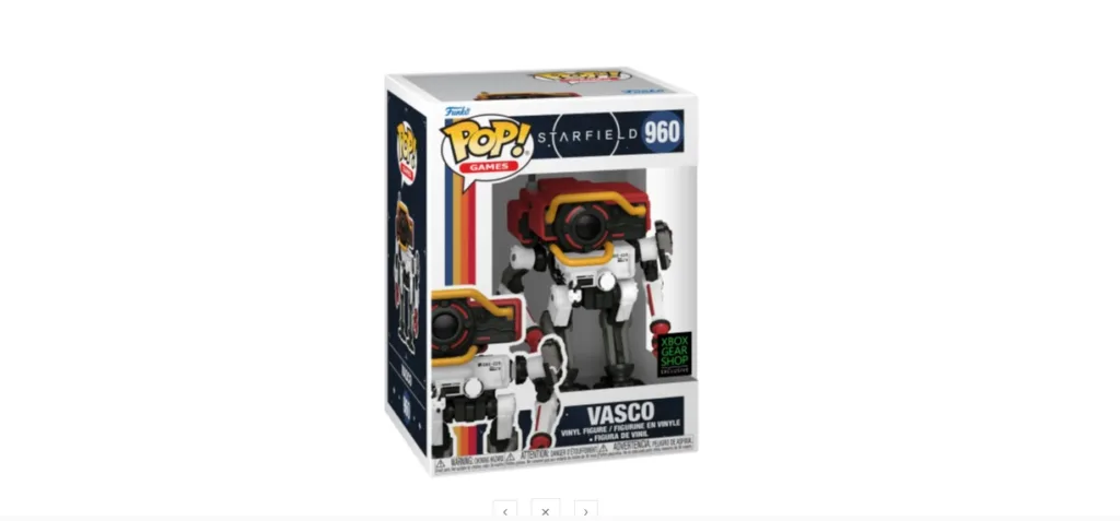 starfield vasco funko pop pre-order in box