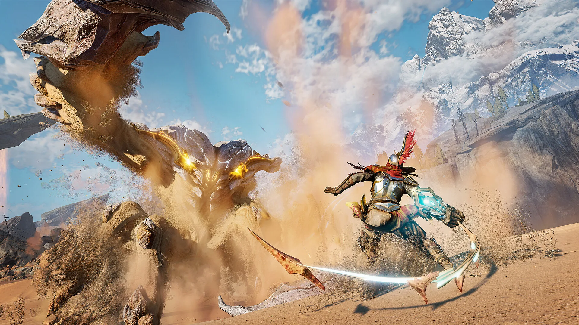 will Atlas Fallen be on Game Pass combat with legendary sand monster