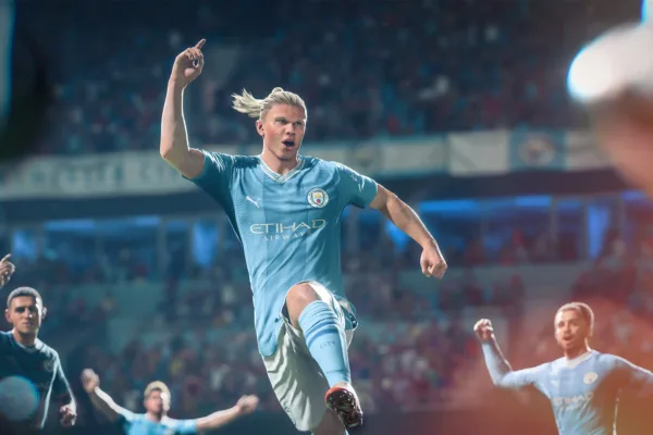 EA FC 24 how to skip pack animations man city players celebrating