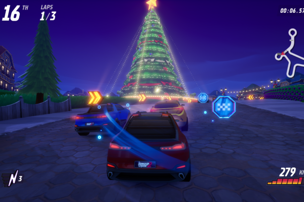 Horizon Chase 2 review Christmas tree