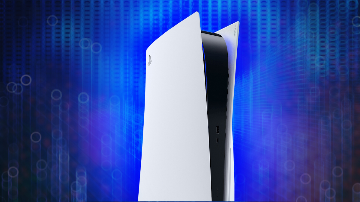 Render of the original PS5.