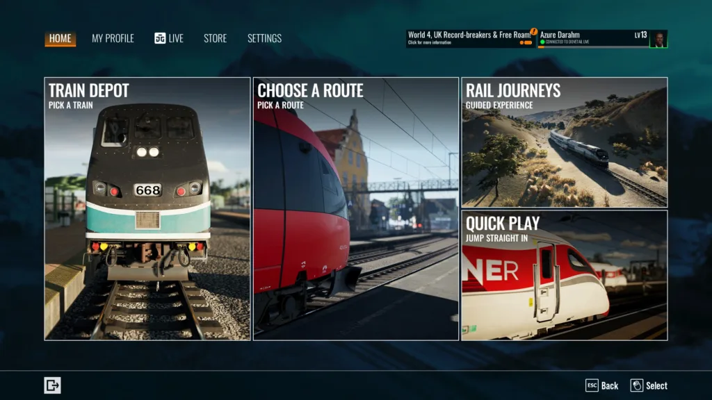 train sim world 4 review home screen