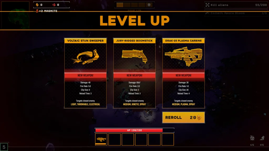 deep rock galactic survivor level up screen 2023 release date