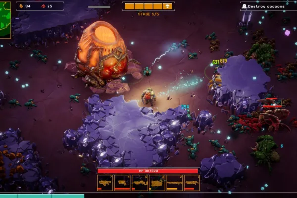 deep rock galactic survivor release date scout destroy cocoons mission