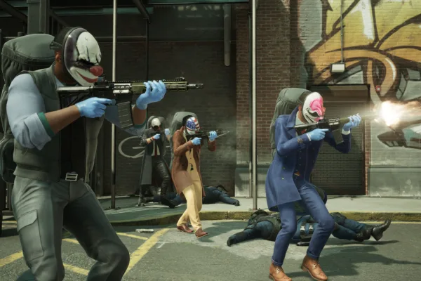 how to play the payday 3 open beta on xbox and pc four masked heisters in combat