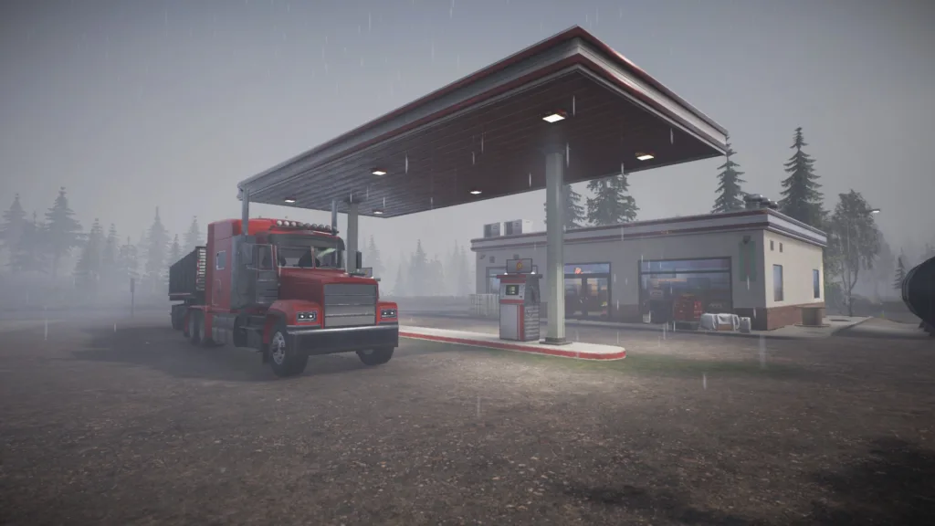 Alaskan Road Truckers gas station