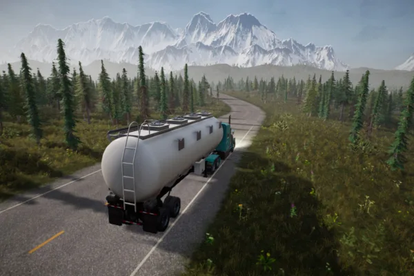 Screenshot of Alaskan Road Truckers on PC