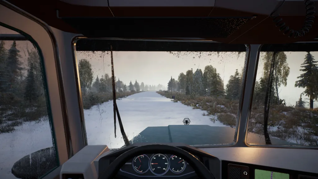 Screenshot of Alaskan Road Truckers snow