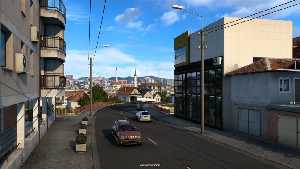 Official screenshot of the West Balkans expansion for Euro Truck Simulator 2