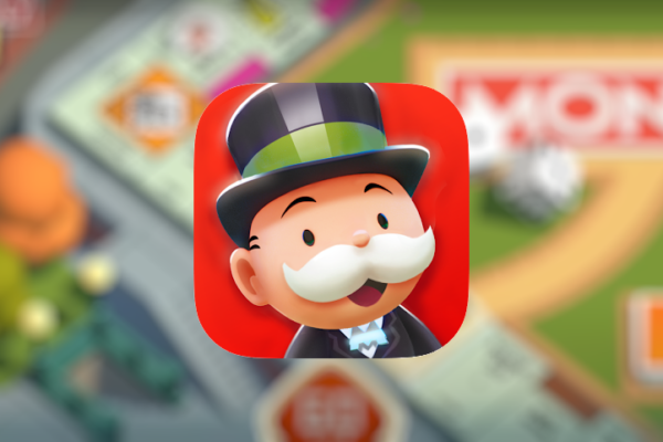 monopoly go campfire chronicles event game icon on blurred board