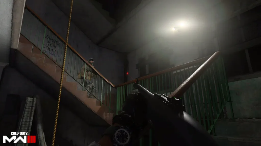 mw3 early access campaign shotgun in building