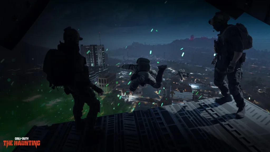 turn off warzone jump scares jumping from the plane during the haunting event