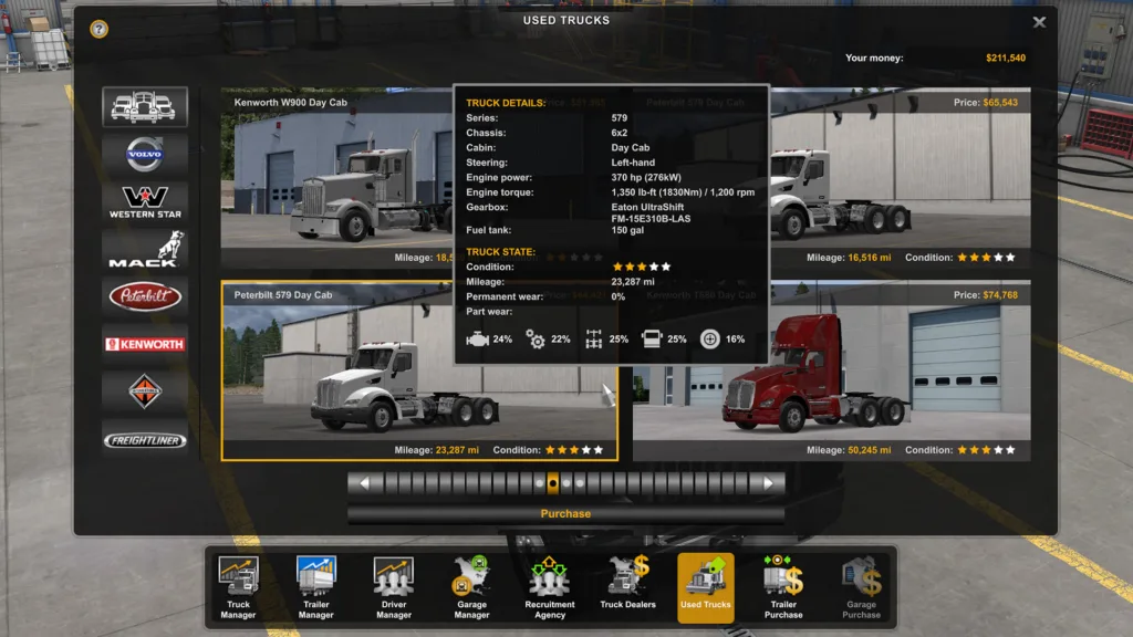 American Truck Simulator - Used Truck dealership