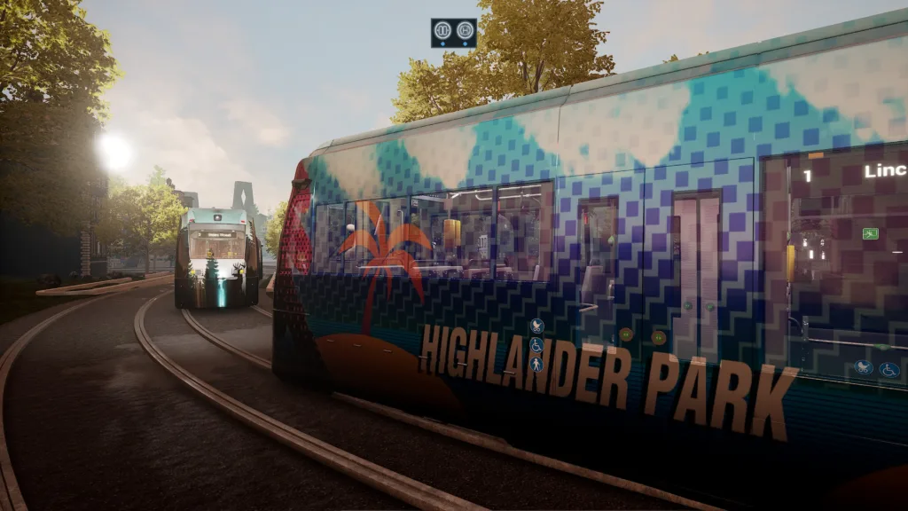 Tram DLC Bus Sim 21 Highlander Park