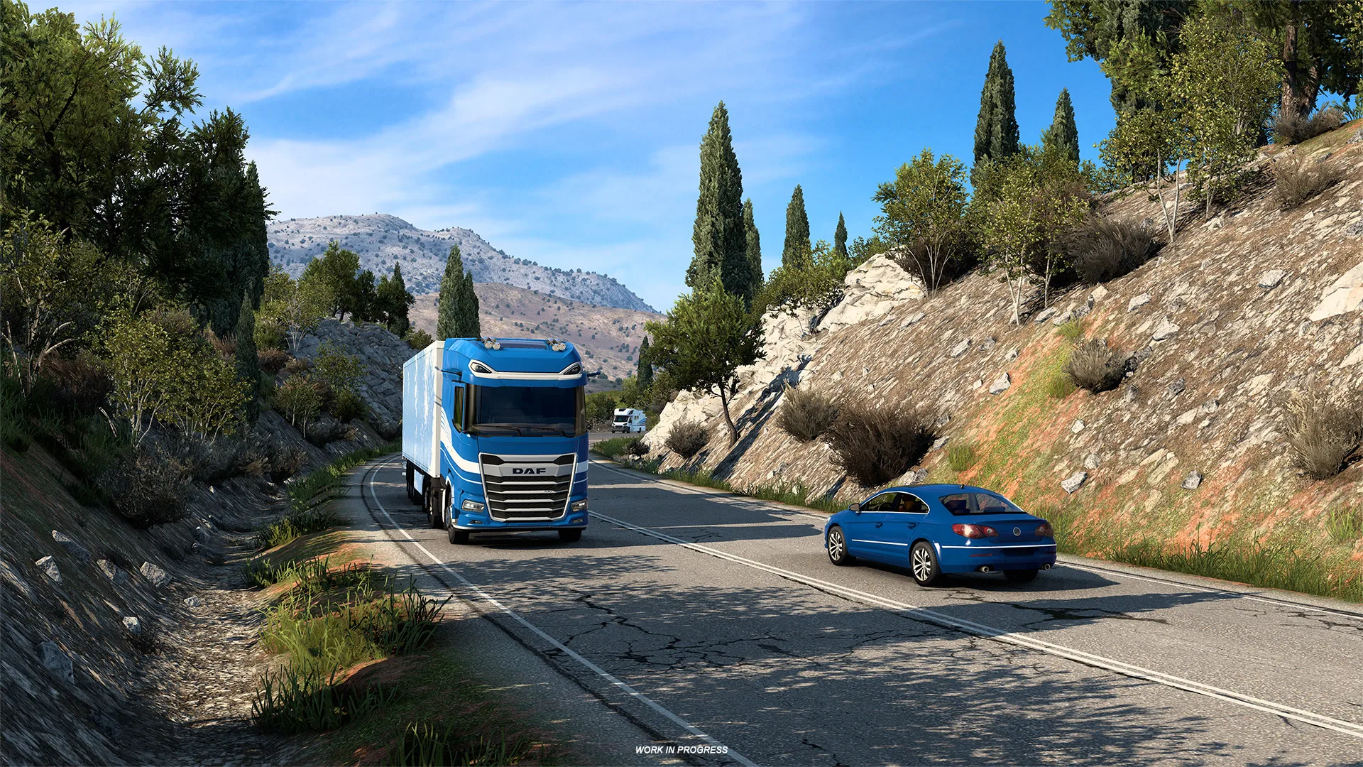 Early screenshot of Greece in Euro Truck Simulator 2