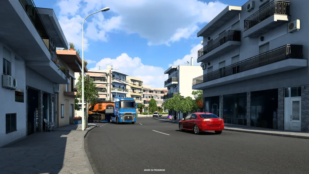 Early screenshot of Greece in Euro Truck Simulator 2