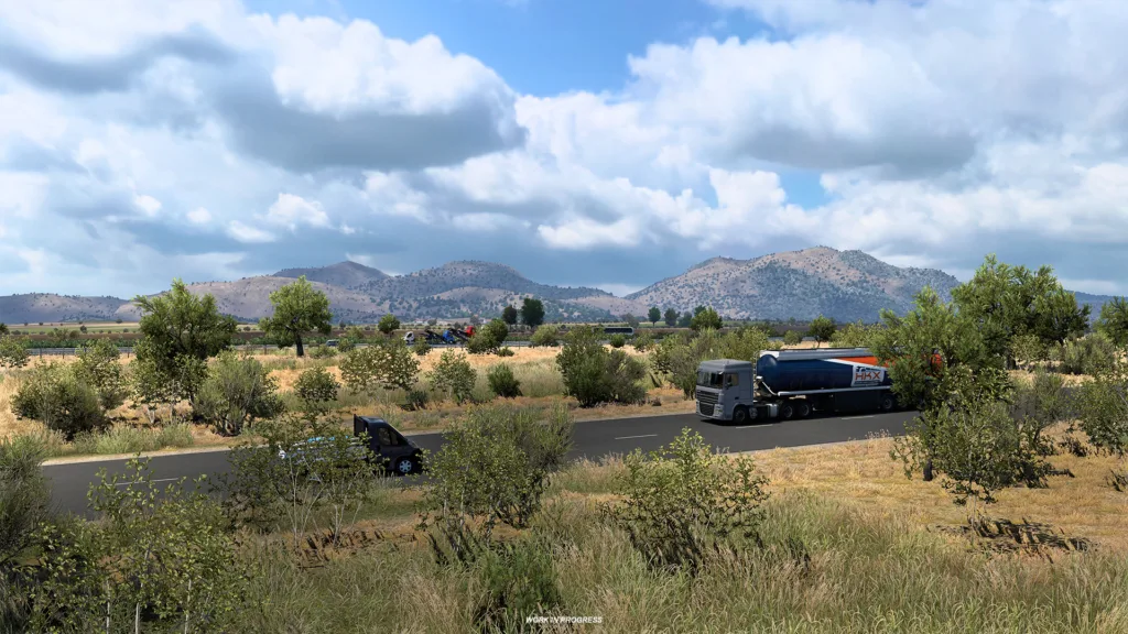 Early screenshot of Greece in Euro Truck Simulator 2