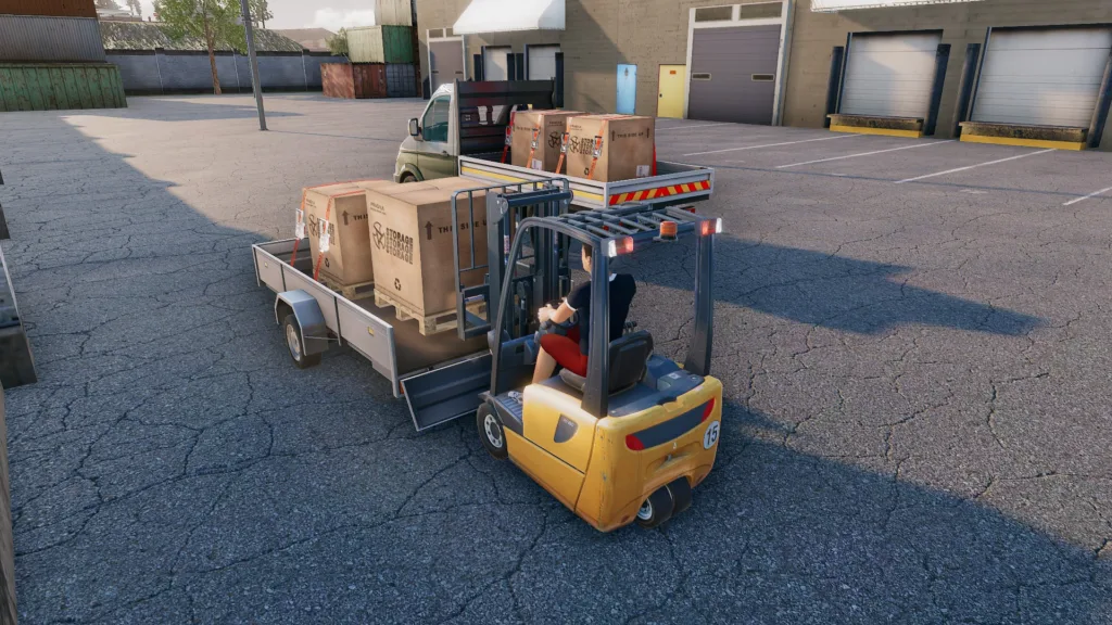 Screenshot of Truck and Logistics Simulator on PC.