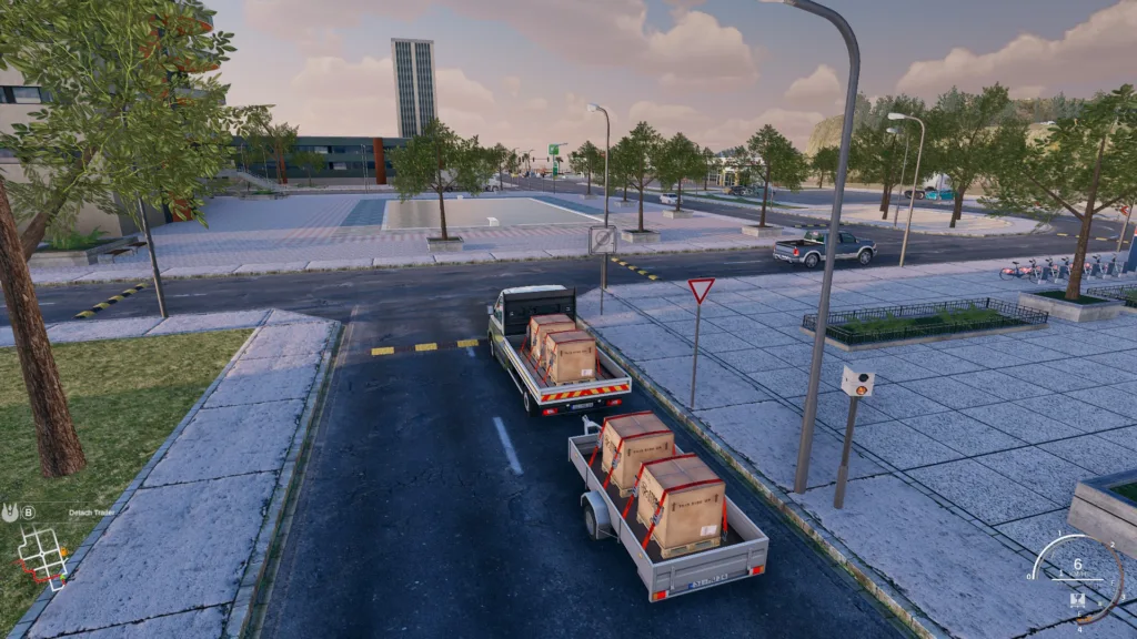 Screenshot of Truck and Logistics Simulator review on PC cargo