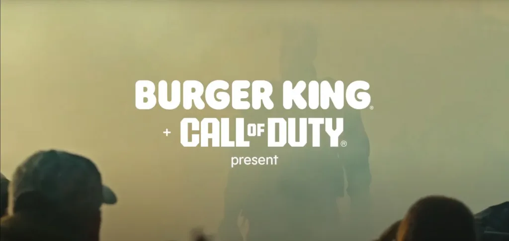 burger king and call of duty modern warfare 3 present