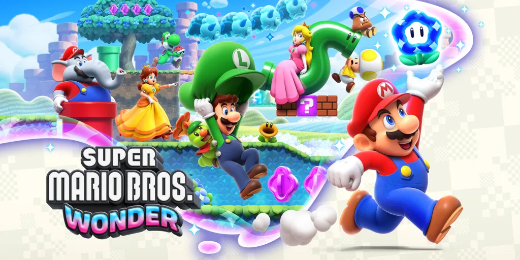 super mario bros wonder bundle cover art